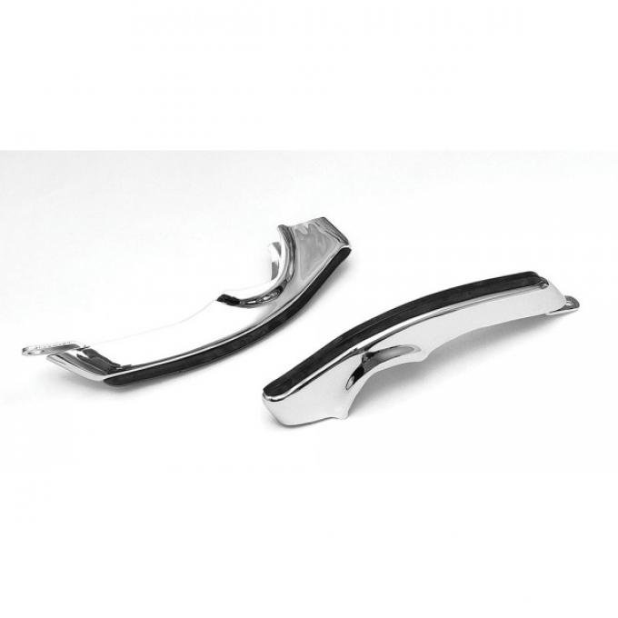 Camaro Complete Rear Bumper Guard Set, Chrome, Deluxe, 1969