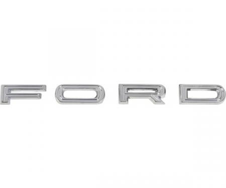 F O R D Emblem - Letter Set - Hood Or Lower Back Panel