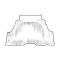 Ford Thunderbird Trunk Mat, Rubber, 1956