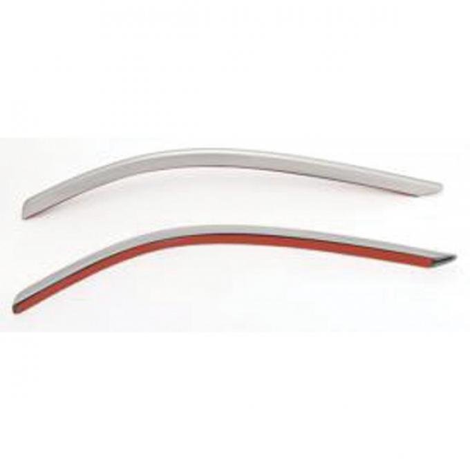 Corvette Turn Signal/Parking Light Center Styling Bars, Altec, Speedway White, 2001-2003