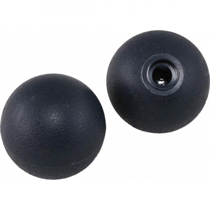 Corvette Seat Track Adjuster Knobs, Dark Blue, 1979-1982