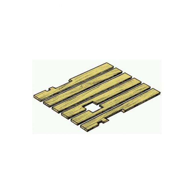 Bed Sub Floor Set - Oak - No Hardware - Ford Pickup Truck