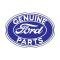 Genuine Ford Parts Decal - White Lettering On Blue Background - 3 X 2-1/8