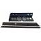 Camaro Instrument Cluster Panel, Black Textured Finish, With Carbon Fiber Series AutoMeter Gauges, 1967-1968