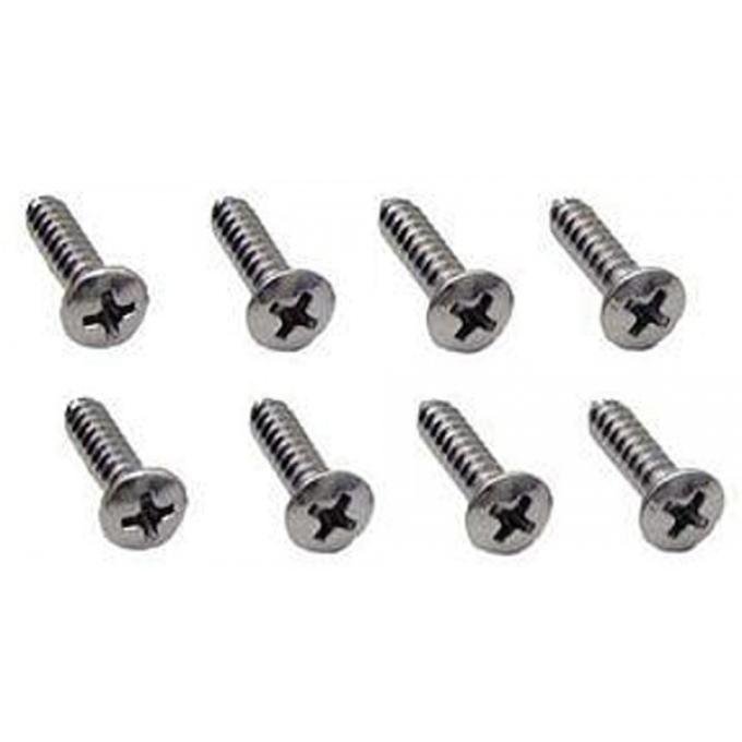 Camaro Shoulder Belt Wire Retainer Mounting Screws, 1968-1969