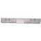 Chevy Truck Fleet Side 4-Row Louvered Rear Roll Pan With License Plate Box, 1960-1966