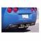 Corvette Exhaust System, With Quad Round Tips, Fusion, For Cars With NPP, B&B, 2008