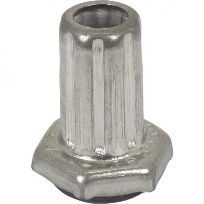Model A Ford Tire Dust Cover - Nickel - Short