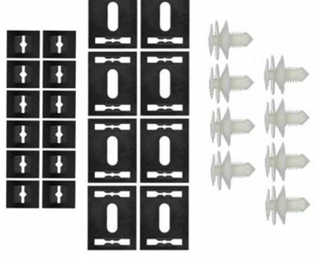 Door Panel Clips, Lower, Large, 1972-1977