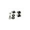 Camaro Front Bumper To Subframe Bracket Mounting Hardware Set, 1967-1969