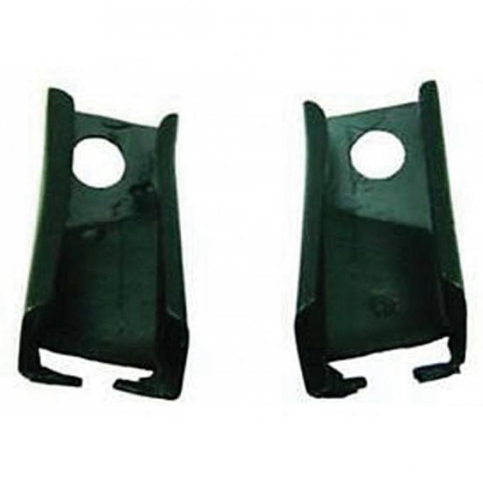 Firebird Trunk Floor & Quarter Panel Corner Rear Bumper Braces, 1969