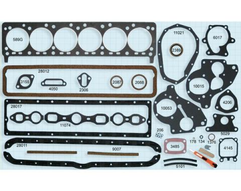 GMC Truck Engine Gasket Set, 302 CI, 1951-1959