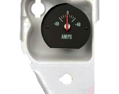 Chevelle Amp Gauge, With Housing & Green Numbers, Super Sport (SS), 1970