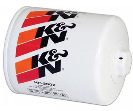 K&N Oil Filter, Long, Screw-On, Performance Gold| HP-3002 Corvette 1956-1991