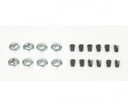 Camaro Emblem Fastener Set, For Cars With Standard Trim (Non Rally Sport) & Rally Sport (RS), 1968