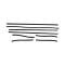 Belt Weatherstrip Kit - Doors and Rear Quarter Windows - Inside Pieces Have Stainless Steel Bead - 8 Pieces - Convertible