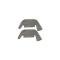 Chevy Control Arm Dust Shields, 1957