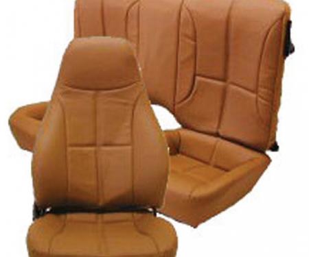 Camaro Seat Cover Set, Front & Rear, Vinyl, For Cars With Standard Interior & Front Bucket Seat & Rear Split Seat, 1987-1992