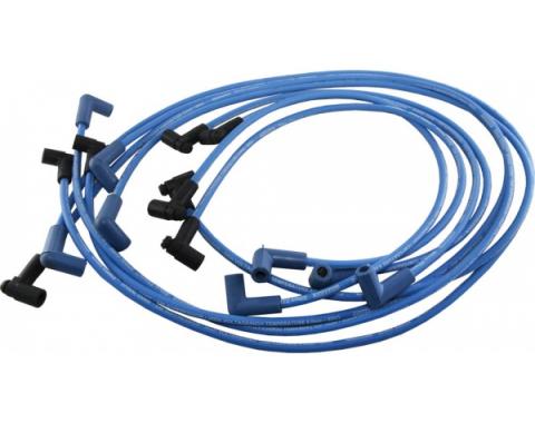 Corvette Spark Plug Wires, Moroso, Blue, 1975-1982