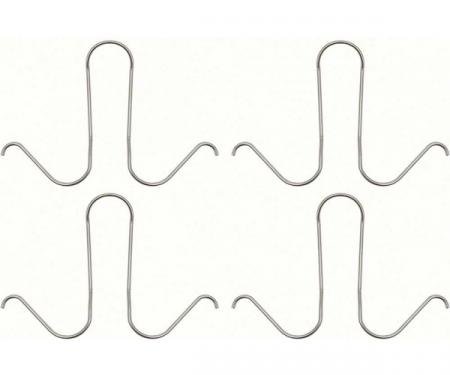 Shoulder Belt Retainers, Deluxe Interior, 68-69