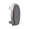 Model A Ford Brake Or Clutch Pedal Pad - Rubber Insert WithChrome Frame - Fulton Accessory Style