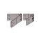 Model A Ford Front Door Hinge Set - Open Car - All Roadsters & Phaetons Except Deluxe Phaeton - 3 Hole Bottom Hinge