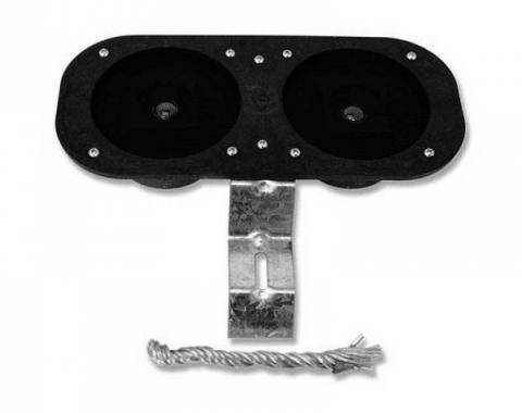 Chevelle Speakers, Dual Front Speakers, With Bracket, 1964-1969