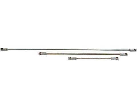 Model A Ford Spark & Throttle Control Rod Set - 3 Pieces - Economy Version
