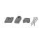 Model T Ford Door Bumper Set - 10 Bumpers & 2 Clips - Coupe& Tudor Only