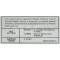 Emission Decal, 289/302/390, Falcon, Fairlane, Ranchero, Torino, 1968