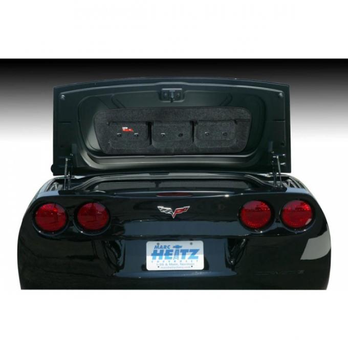 Corvette Inside Trunk Lid 3 Pocket Pod Convertible, 2005-2013