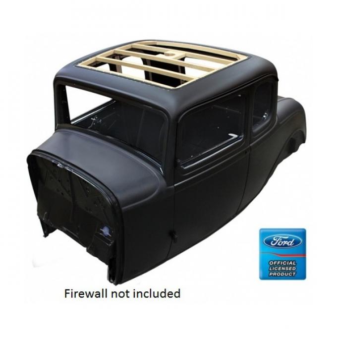 Ford 5-Window Coupe Body - Original Roof With Solid Cowl, 1932