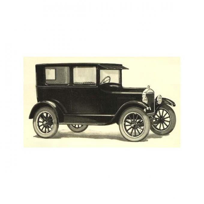 Model T Ford Windshield Glass - 1 Piece Type - For Closed Cars Only, Clear Glass