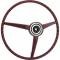 Ford Mustang Steering Wheel - 3 Spoke - Red - For Car With An Alternator