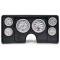 Malibu Instrument Cluster Panel, Black Finish, With Ultra-Lite Gauges, 1982-1983