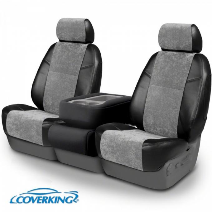 Corvette Coverking Alcantara Suede Seat Cover, With Power Passenger Seat With Side Airbag, 2012-2013