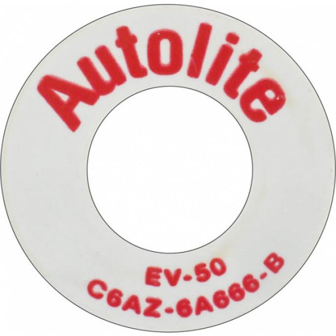 Engine Compartment Tag - Autolite