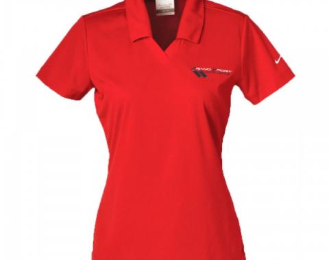 Corvette Grand Sport Ladies Nike Golf Shirt, Varsity Red