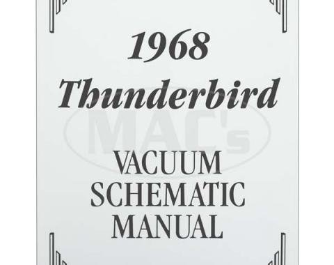 Vacuum Diagram Manual, Thunderbird, 1968