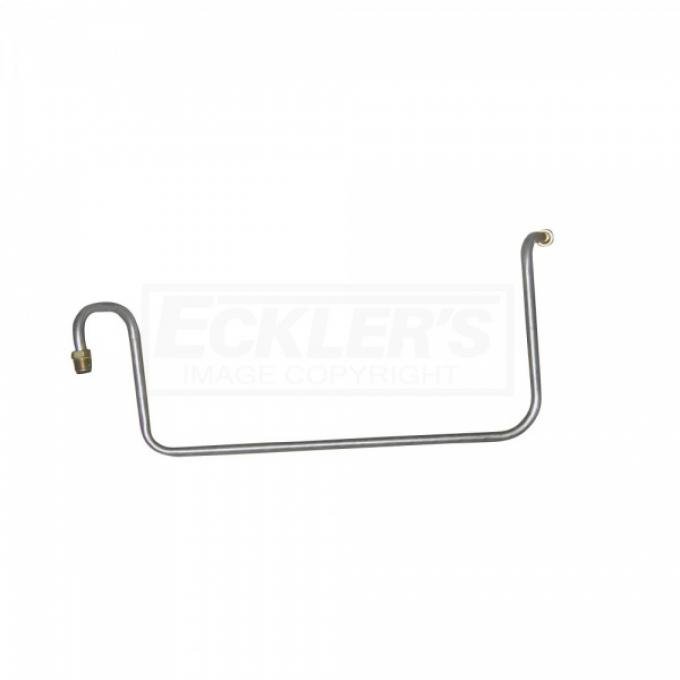 Corvette Fuel Pump Lines To Carburetor, 454 (Except Holley), Q-Jet, Stainless Steel 1970-1975