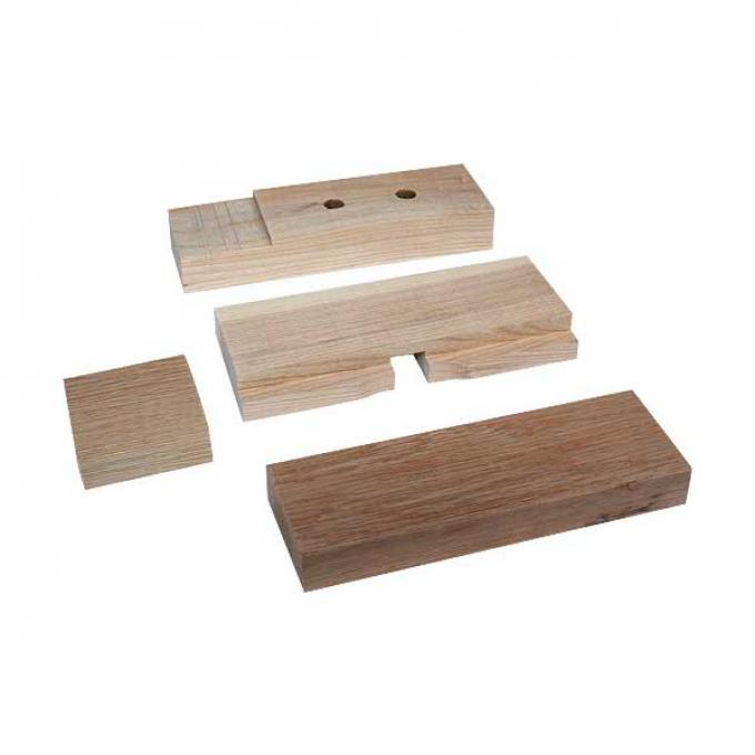 Model T Ford Body Block Set - Wood - 10 Pieces - Coupe & Roadster