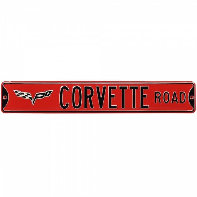 Corvette Road Street Sign