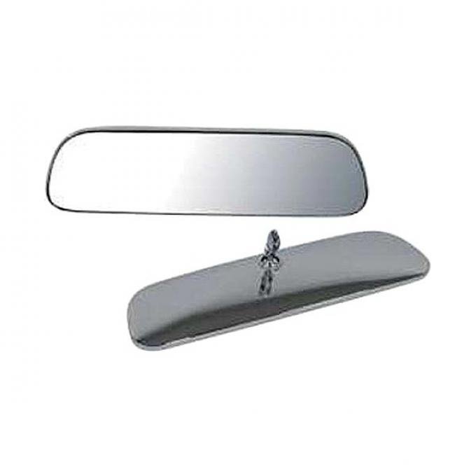 Camaro Interior Rear View Mirror, Standard, 8 Inch, Chrome,1967-1969