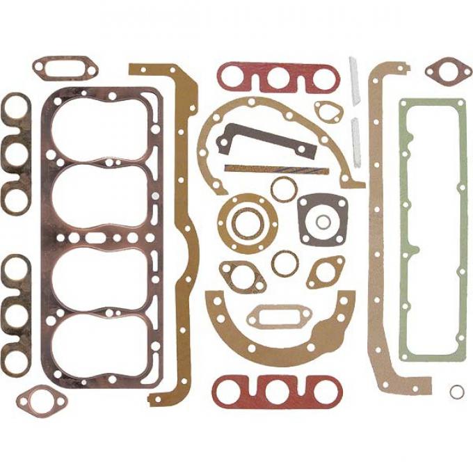 Model A Ford Engine Gasket Set - Original Copper Clad - May1931 To End