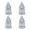 Chevelle Valve Stem Caps, Chrome Spike, 1964-1983