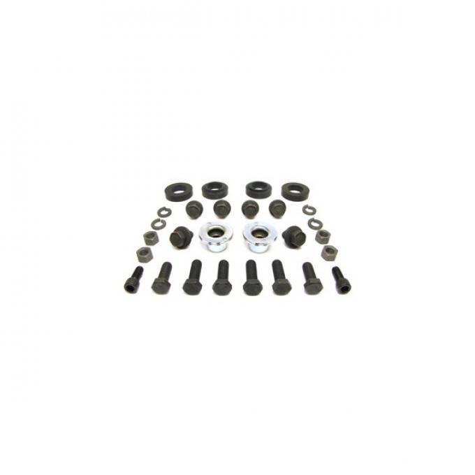 Camaro Endura Complete Front Bumper Bracket Mounting Hardware Kit, 1969