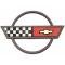 Corvette Horn Button Emblem, 1984-1989