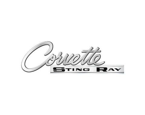 Corvette Decal, Sting Ray, 1963-1965