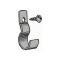 Model A Ford Vacuum Windshield Wiper Hose Clip & Screw - For Deluxe Open Cars - Chrome