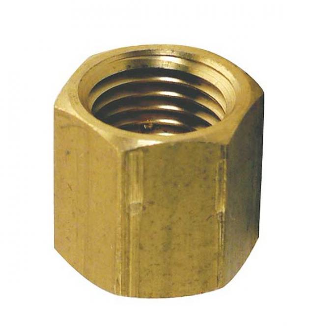 Model T Ford Gas Line Pack Nut - Brass